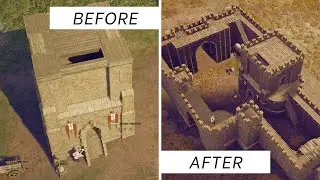 Building a Medieval Castle in Anvil Empires Free Pre-Alpha - ASMR Chill Construction gameplay