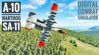 SA-11...A-10A Warthog  Hydra and Gun    DCS 2.8