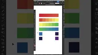 Color Scale in Illustrator #tutorial #illustrator