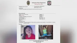 THE LATEST: Update on missing Enterprise girl, police put out plea for any information