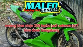tutorial pemasangan full bodi zx636 ke ninja 250 karbu