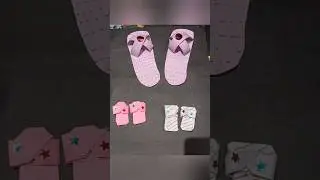 Paper slippers🩴👡🩷💜 #papercrafts #diycrafts #arthomemadepapercraft  #paperartwork