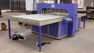 60&rdquo; FullyAutomatic Zig zag fabric sample pinking cutting machine Mo:- +91 9106319866