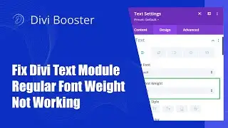 Fix Divi Text Module 