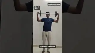 Shoulder Exercise | #day32 #set3 #fitness #workoutroutine