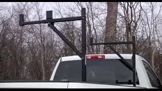 Ironton Y Side-Mount Utility Truck Rack - 250-Lb. Capacity, Steel