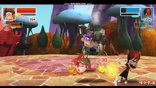 Tag Team Mode (Danny Phantom and Timmy vs Chum Chum and Kyle) (Super Brawl 2) (Gameplay Video)