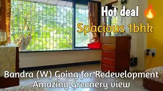 Beautiful Spacious 1bhk flat for sale Amazing green views | Hot deal 2.85Cr Going for redevelopment
