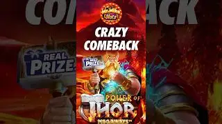 CRAZY COMEBACK ON POWER OF THOR MEGAWAYS SIGN UP AT @RealPrizeOfficial #shorts #fyp #thor