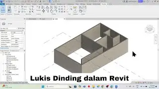 Lukis Dinding dalam Revit
