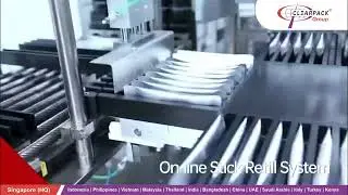 High-Speed Multi-Lane Stick Pack Line for Pharma Industries- Clearpack Group
