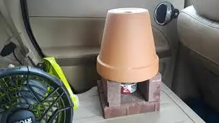 Trying to stay warm, while living in your car: Terracotta heater