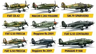 Tous les avions italiens de la Seconde Guerre mondiale