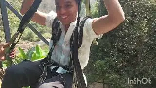 Munnar Adventure activities - Roller coaster zip line and regular zip line 