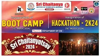 Boot Camp & HackaThon at SCIT, KHAMMAM/#BootCamp/#Hackathon/#SriChaitanyotsav/#SCIT/#PrasadSir/#KITS