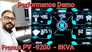 Fronus 8KVA - Pv9200 Overview & Performance