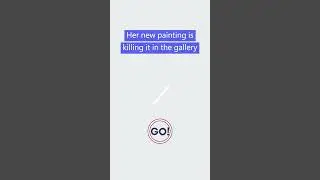 Her new painting is killing it in the gallery / Быстрый способ изучения английских фраз #английский