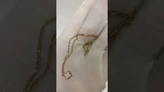 Can Cleef & Arpels Sweet Alhambra necklace 18k Gold #jewellery #jewels #18kgold #queennatasha