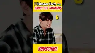 7 Unknown Facts About Kim Taehyung.. 😱🇮🇳[#shorts#bts#taehyung#kpopfacts#btshindifacts#fyp]
