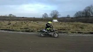 Harley out Infront on his stomp 120