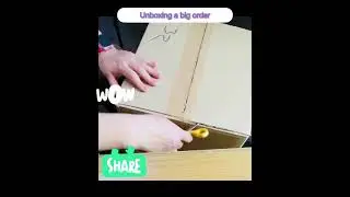 My TBSAH unboxing a delivery