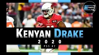 Kenyan Drake - RB of the Arizona Cardinals - 2020 Projections and Fantasy Value (PSS.7)