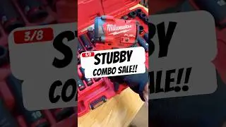 Milwaukee Stubby SALE w/ Impact Socket Set