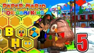 Toad Town Troubles - Paper Mario The Origami King Part 5 - Brohive