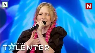 Maja (12) synger Olivia Rodrigos «jealousy, jealousy» | Auditions | Norske talenter