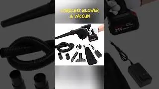 Cordless Blower & Vacuum Cleaner #cordless #cordlessvacuum #cordlessblower