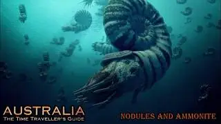 Australia: The Time Traveller's Guide nautiloids and ammonites scren time