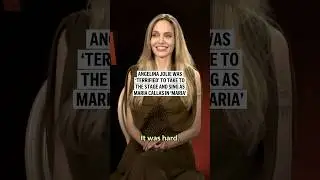 Angelina Jolie was &lsquo;terrified&rsquo; to take to the stage and sing as Maria Callas in &lsquo;Maria&rsquo;