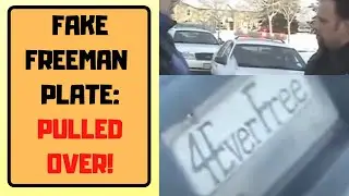 Sovereign W. Fake Plate: Pulled Over! Claims Fake Victory
