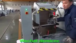 LJZ2X 500x4200 Digital Display Aluminum Profile Double Head Precision Cutting Saw Machine