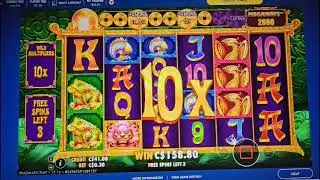 Buying Bonuses. 5 Lions 2 and Buffalo Rising. Double or Nothing. BIG WIN!!