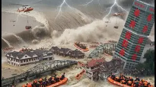 China Sichuan Devastated: Monsoon Floods and Landslides Bury Villages, Destroy Roads