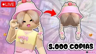 [🔴LIVE] PEGANDO CABELO GRÁTIS DO ROBLOX COM INSCRITOS