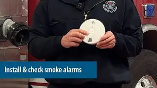 Install and Test Smoke Alarms - Twelve Days of Holiday Fire Safety - Day 4
