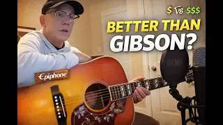Ephiphone Inspired by Gibson Hummingbird - Is this as good as a real Gibson? Better than a Gibson?
