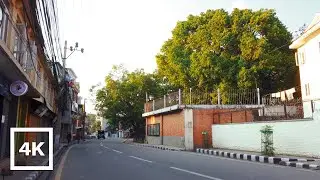 ASMR - Walking in Kathmandu during Lockdown 2021 - 3D Audio | Virtual Walking Tour | 4K