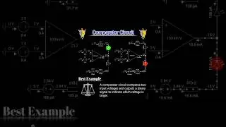 Comparator circuits #electronic @AllAboutCircuitsVideo @Circuitbasics @Circuitspecialists