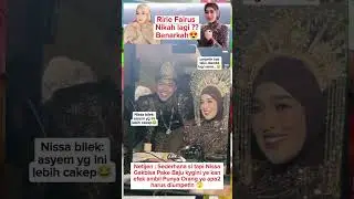 Ririe Fairus Nikah lagi?! #shorts #ririefairus #sabyan #nissasabyan #viralvideo #artist #selebriti