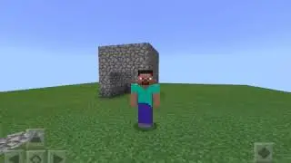 Cave Game in Minecraft pocket edition! (FIRST MINECRAFT VERSION REMAKE)