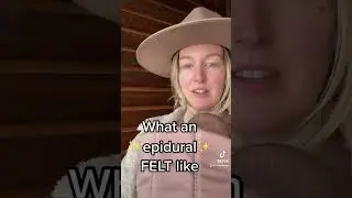 Что на самом деле ощущает эпидуральная анестезия🤰🏼🤯 *посмотрите ДО родов*