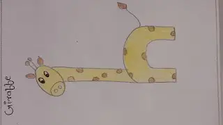 How to Draw a Giraffe | Easy Drawing for Kids & Beginners