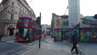 [4k] London Lockdown Walks: Tottenham Court Road to Knightsbridge station(February 2021)