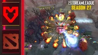 MOUZ vs Pipsqueak+4 - ЛУЧШИЕ МОМЕНТЫ - DreamLeague Season 27