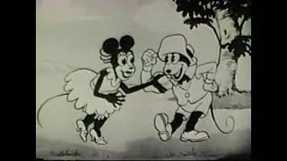 Romance 1932 Vintage Black and White Sound Cartoon by Frank Moser
