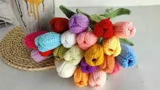 These Crocheted Flowers NEVER Die! 🧶🌸 Handmade Floral Bouquets for Decor & Gifting