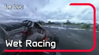 Wet Racing at Karting Le Luc - Rotax Senior
